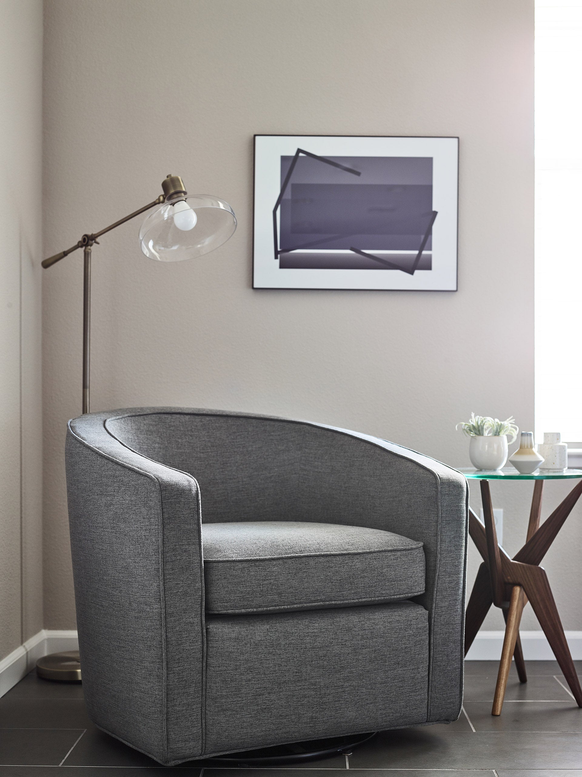 Atlas Side Table Base - Slice Furniture