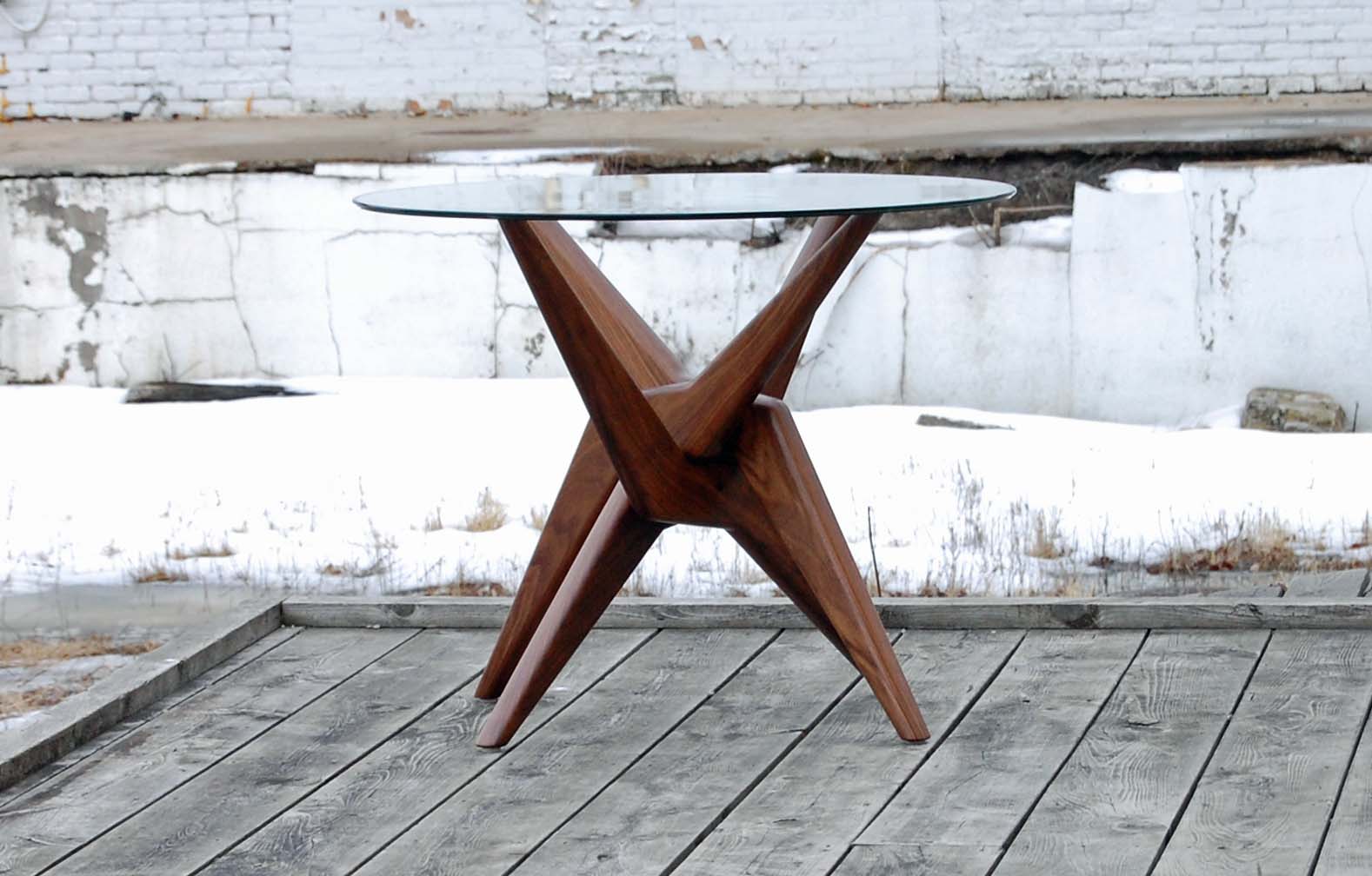 Scissor Dining Table Base - Slice Furniture