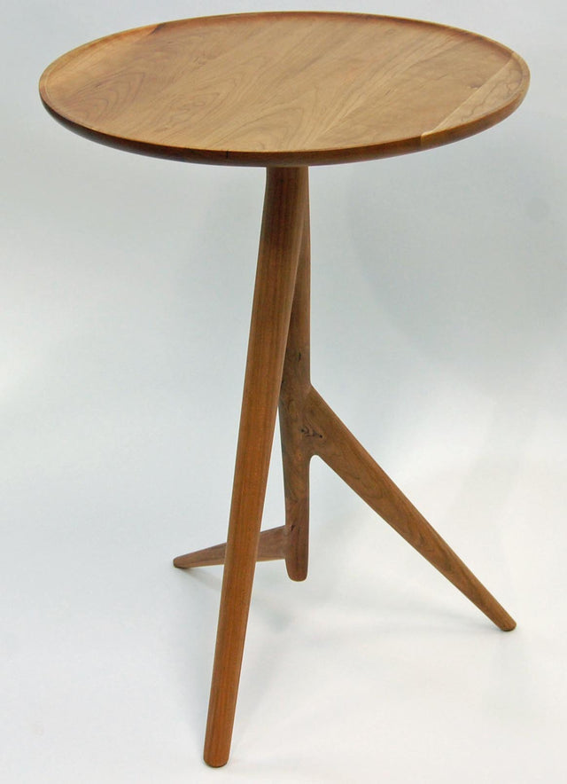 Twig Side Table in Cherry - Slice Furniture